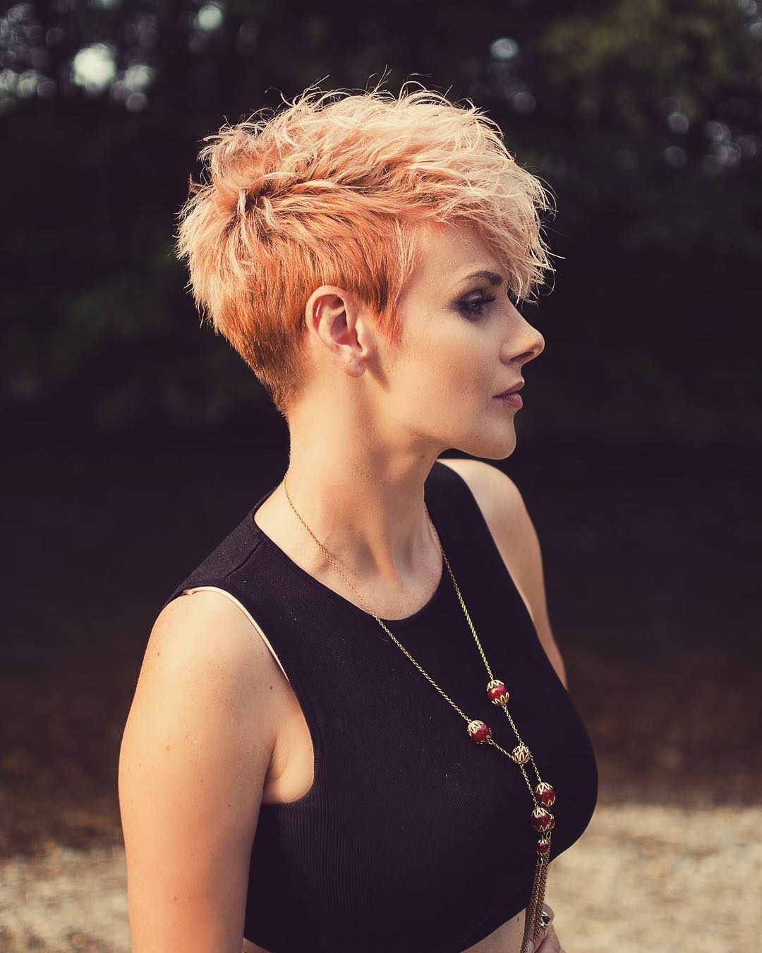 10 Peppy Pixie Cuts – Boy Cuts & Girlie Cuts To Inspire, 2018 Short For Curly Pixie Hairstyles With V Cut Nape (View 9 of 25)
