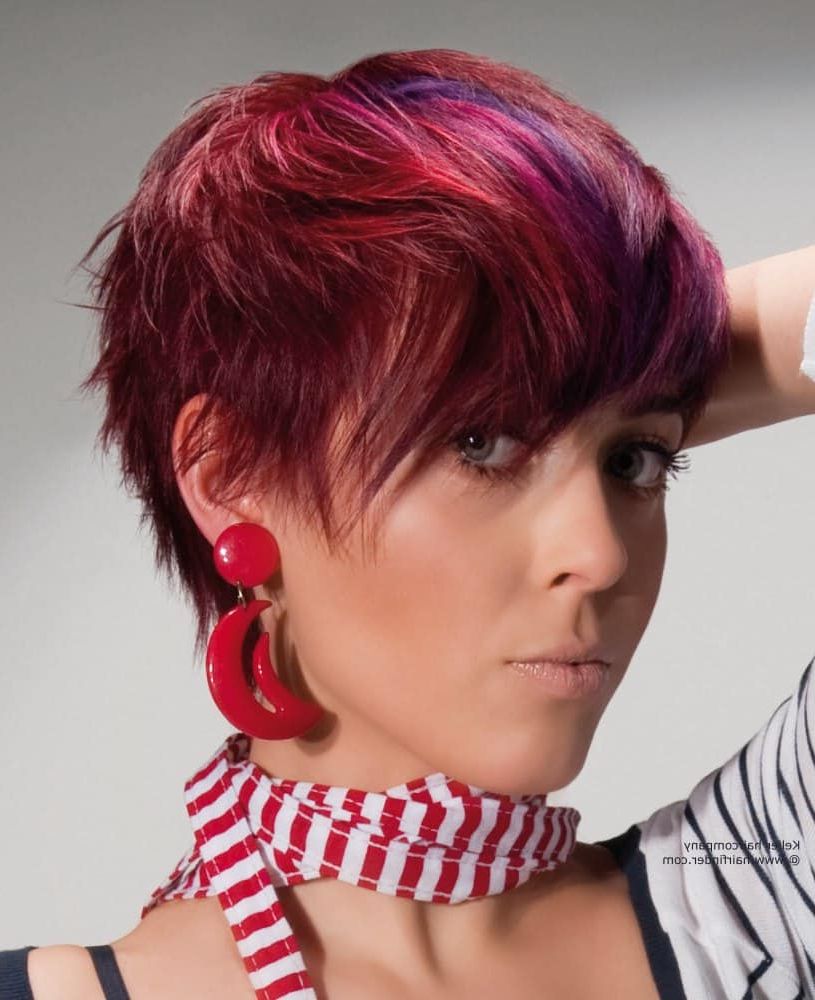 10 Solid Red And Red Ombre Color Ideas To Boost Short Hair With Short Haircuts With Red Color (Photo 19 of 25)