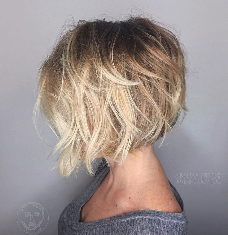 100 Mind Blowing Short Hairstyles For Fine Hair | Hair | Pinterest With Disheveled Brunette Choppy Bob Hairstyles (View 3 of 25)
