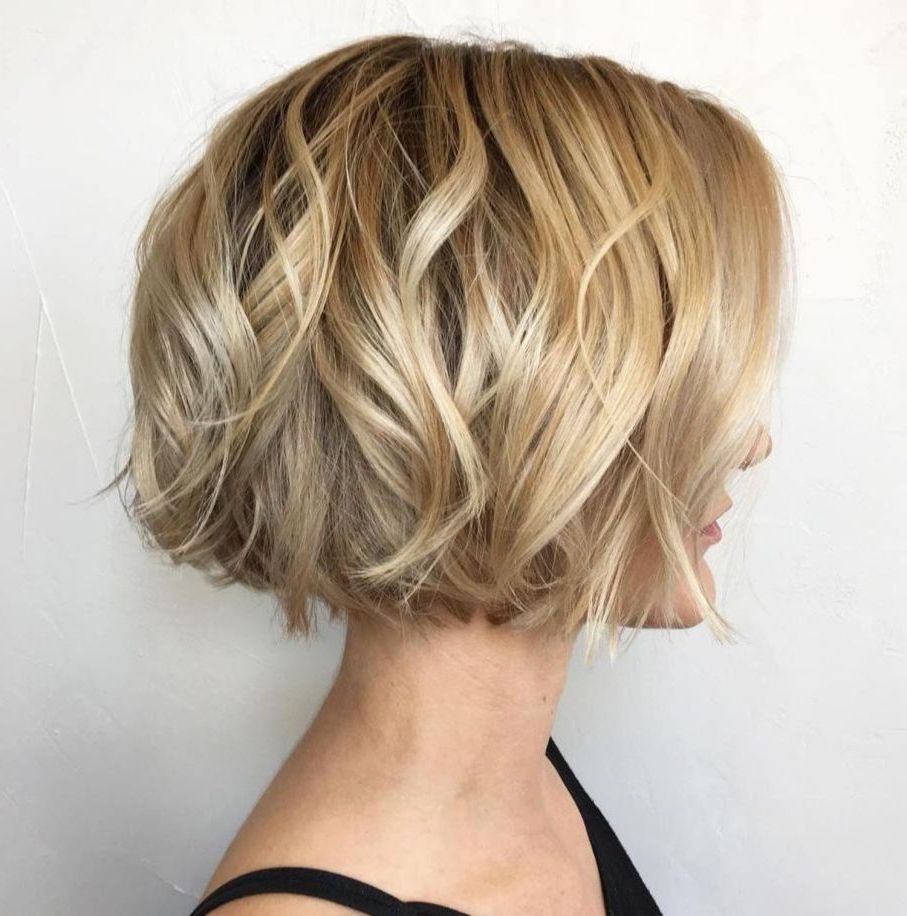 100 Mind Blowing Short Hairstyles For Fine Hair In 2018 | Hair Intended For Jaw Length Curly Messy Bob Hairstyles (Photo 25 of 25)