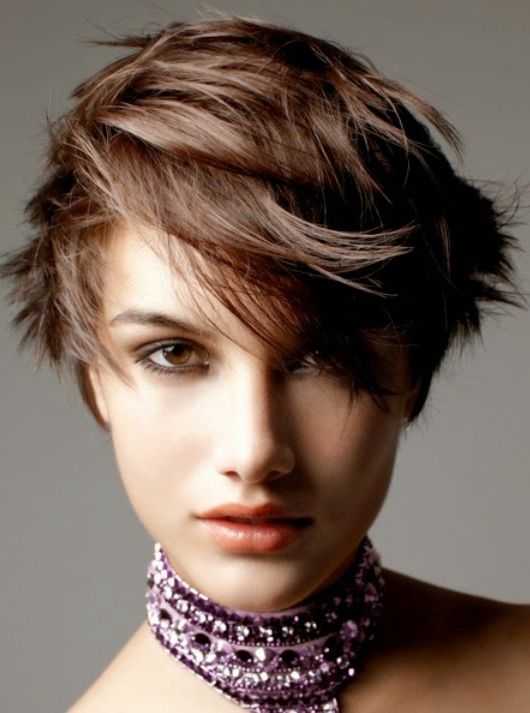 101 Sexiest Short Haircuts For Women With Round Faces Within Disheveled Blonde Pixie Haircuts With Elongated Bangs (View 20 of 25)