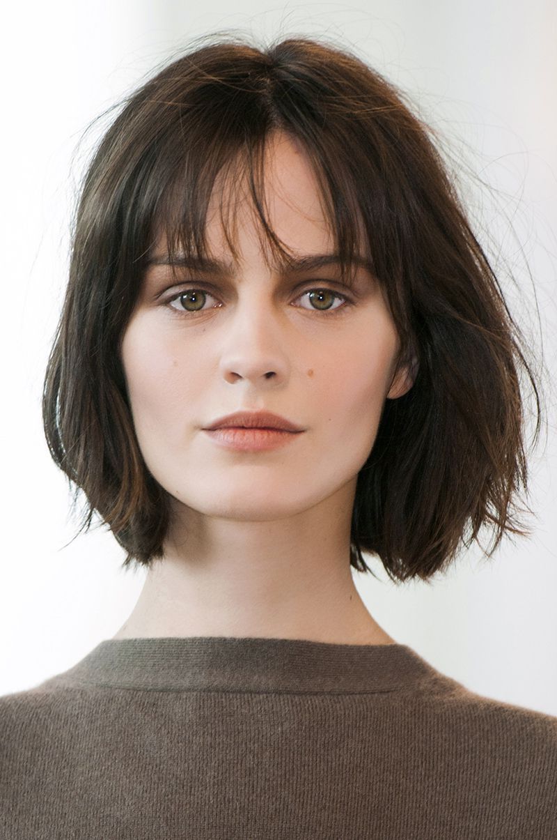 12 Medium Short Hairstyles That Are Low Maintenance, Yet Stylish With Nape Length Brown Bob Hairstyles With Messy Curls (Photo 20 of 25)