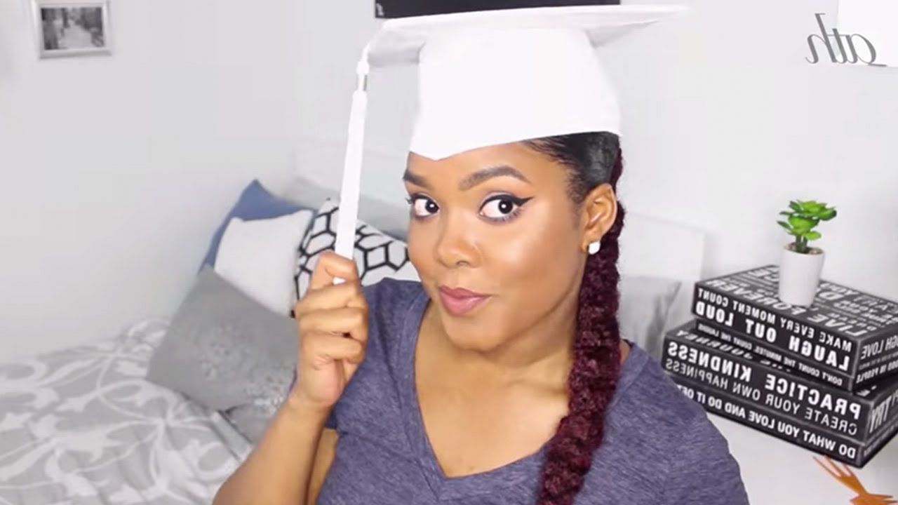13 Graduation Hairstyles That Are Sure To Look Good Under Your Cap For Short Hair Graduation Cap (View 15 of 25)