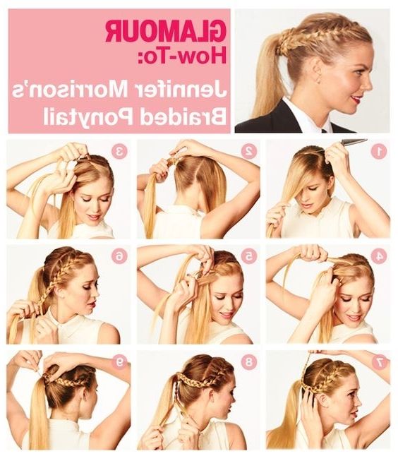 15 Cute & Easy Ponytails – Sure Champ With Pretty Plaited Ponytails (View 8 of 25)