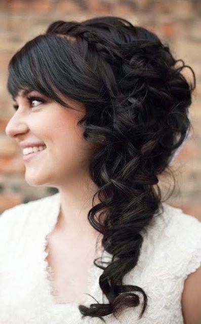 15 Pretty Prom Hairstyles For 2018: Boho, Retro, Edgy Hair Styles Inside Fancy Updo With A Side Ponytails (View 12 of 25)