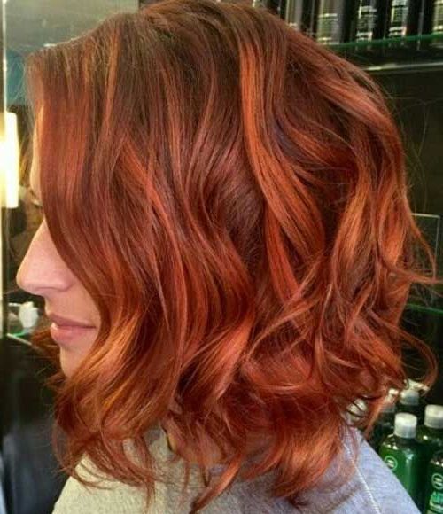 15 Red Bob Haircuts In 2018 | Hair 10/15 | Pinterest | Hair, Red Regarding Burgundy And Tangerine Piecey Bob Hairstyles (Photo 19 of 25)