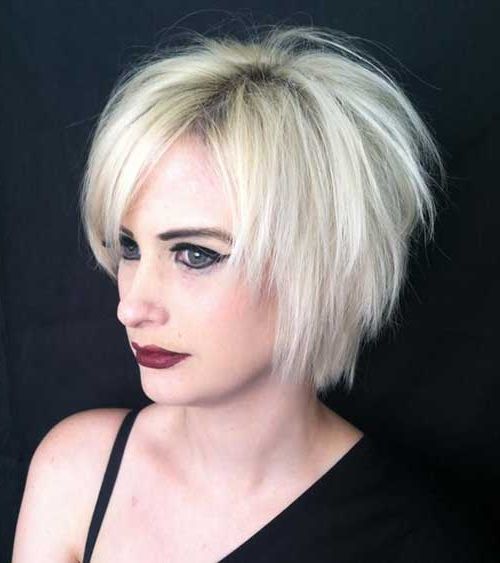 15 Short Razor Haircuts | Short Hairstyles 2017 – 2018 | Most In Rounded Bob Hairstyles With Razored Layers (View 9 of 25)