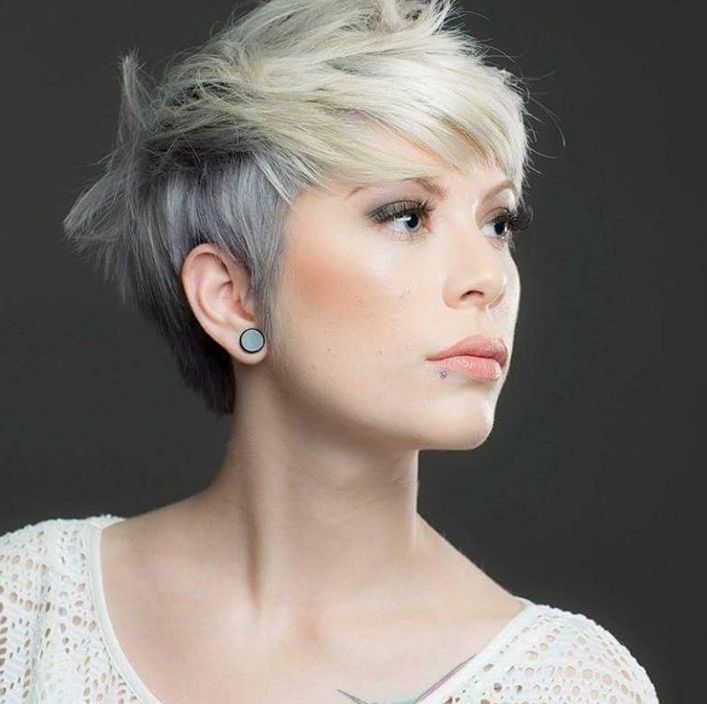 15 Ways To Rock A Pixie Cut With Fine Hair: Easy Short Hairstyles Regarding Pastel Pink Textured Pixie Hairstyles (Photo 23 of 25)