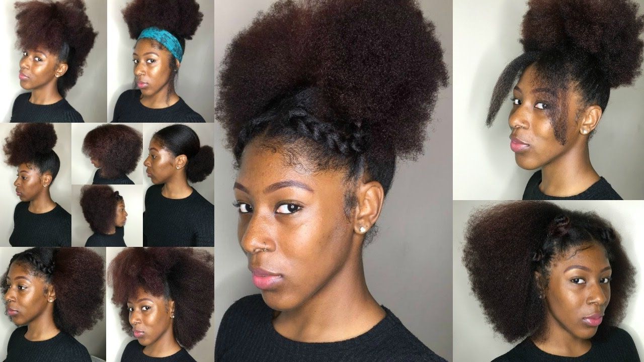 16 Natural Hairstyles For Black Women | Short/ Medium Natural Hair With Regard To Short To Medium Black Hairstyles (Photo 2 of 25)