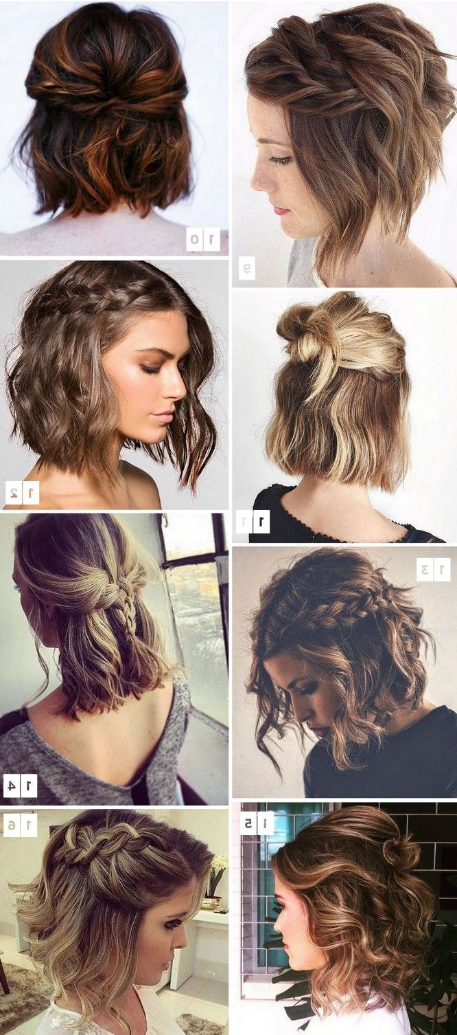 16 Penteados Para Cabelos Curtos Populares No Pinterest | Hair Style With Dinner Short Hairstyles (View 5 of 25)
