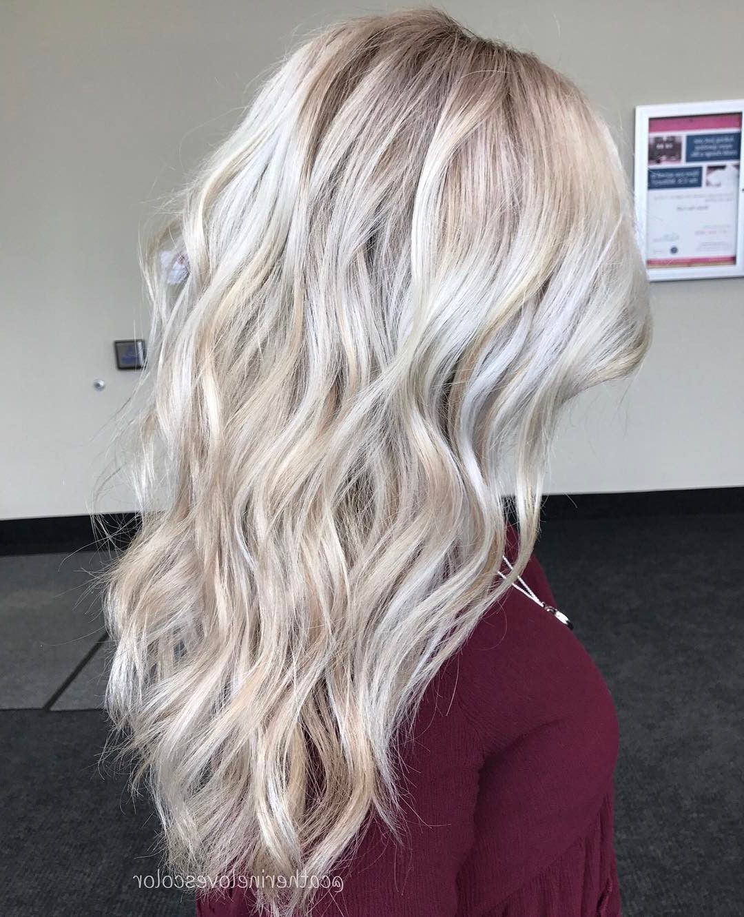 20 Adorable Ash Blonde Hairstyles To Try: Hair Color Ideas 2018 Throughout White Blonde Curly Layered Bob Hairstyles (Photo 20 of 25)