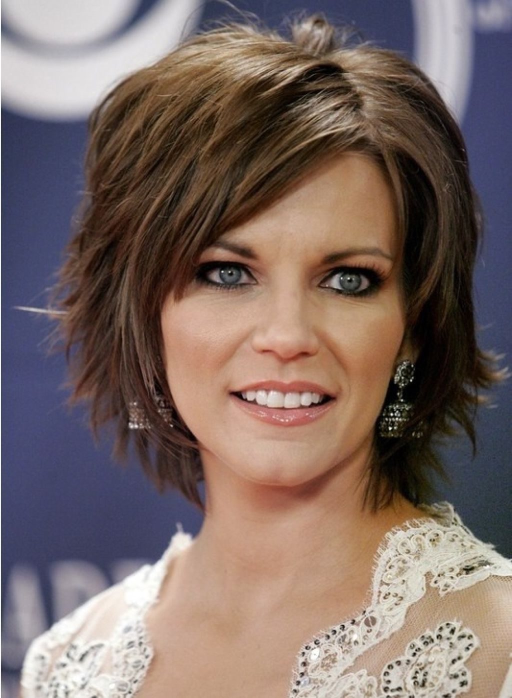 20+ Best Short Hairstyles With Layers | Popular Short Hairstyles Pertaining To Short Haircuts For Thick Hair With Bangs (View 22 of 25)