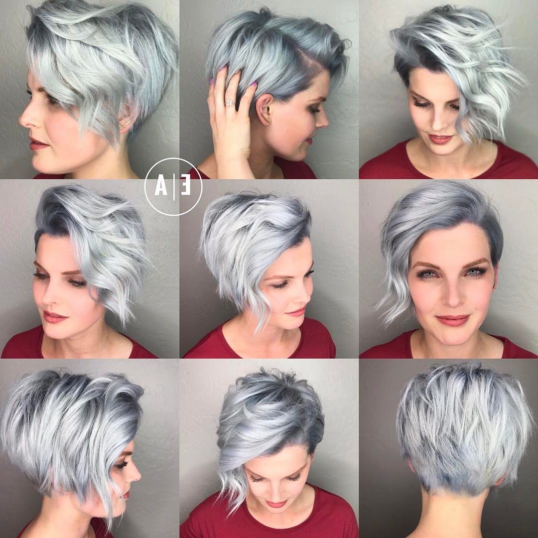 20 Cute Easy Hairstyles For Summer 2018 – Hottest Summer Hair Color In Short Haircuts For Grey Haired Woman (Photo 16 of 25)