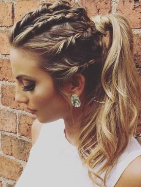 20 Cute French Braid Ponytails Intended For Fantastical French Braid Ponytail Hairstyles (View 14 of 25)