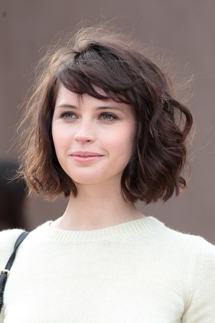 20 Feminine Short Hairstyles For Wavy Hair: Easy Everyday Hair Intended For Short Cuts For Thick Wavy Hair (View 20 of 25)