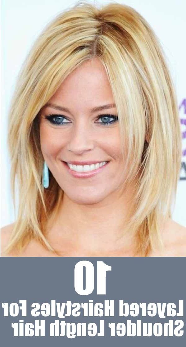 20 Great Shoulder Length Layered Hairstyles – Pretty Designs Within Chin Length Layered Haircuts (View 15 of 25)