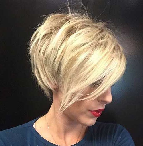 20 Longer Pixie Cuts We Love In 2018 | Short Hair | Pinterest | Hair Throughout Sunny Blonde Finely Chopped Pixie Haircuts (Photo 1 of 25)