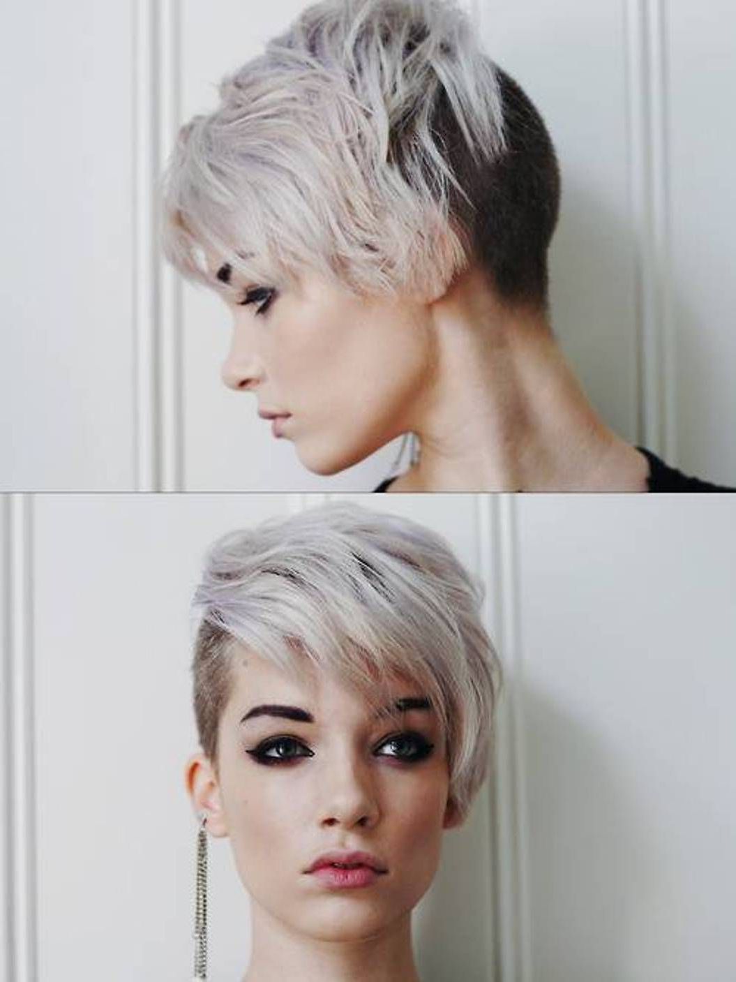 20 Shaved Hairstyles For Women | Hair | Pinterest | Hair, Short Hair In Short Hairstyles With Both Sides Shaved (Photo 1 of 25)