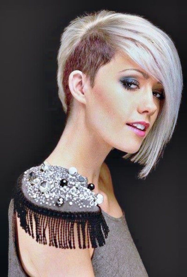20 Shaved Hairstyles For Women | Places To Visit | Pinterest Throughout Half Long Half Short Haircuts (Photo 1 of 25)