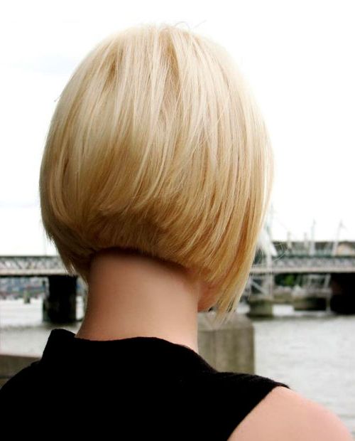 20 Short Bob Hairstyles | Short Hairstyles 2017 – 2018 | Most Regarding Short Bob Hairstyles With Tapered Back (Photo 2 of 25)