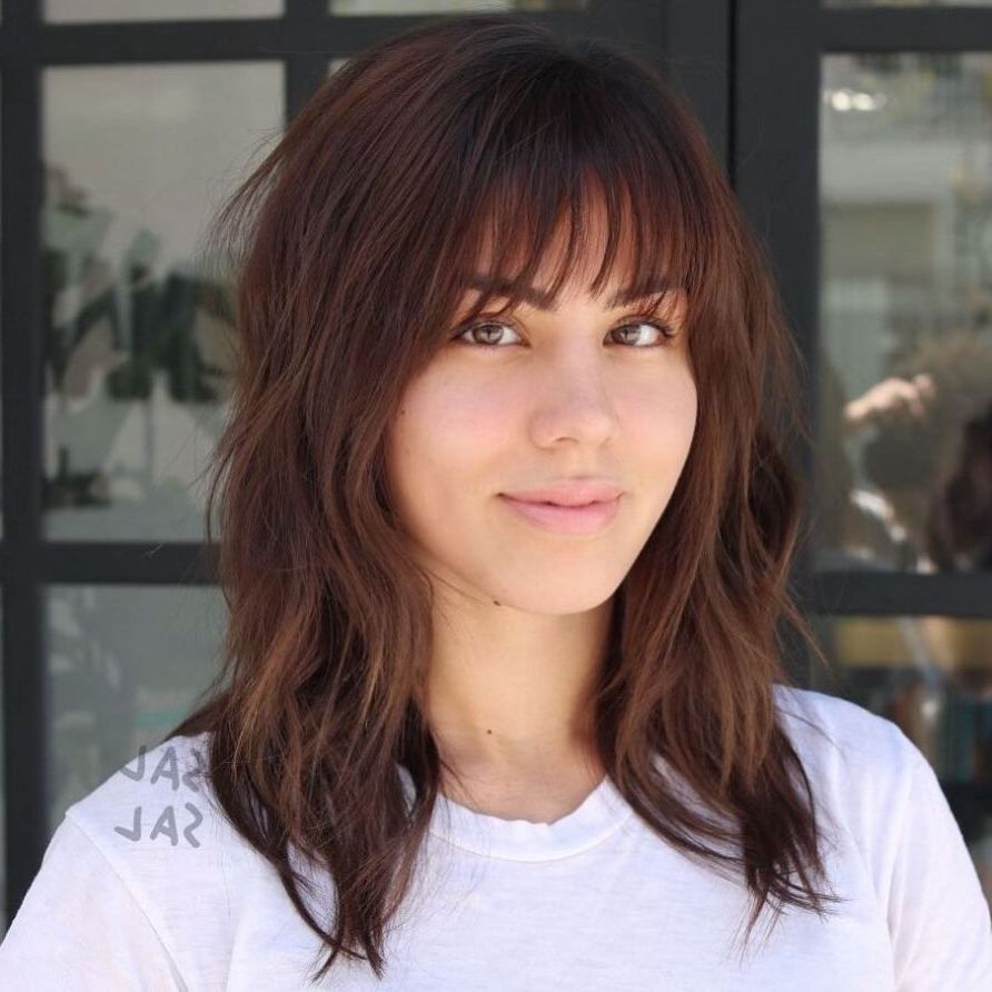 20 Wispy Bangs To Completely Revamp Any Hairstyle In 2018 | Hairses Intended For Short Hairstyles With Wispy Bangs (Photo 20 of 25)