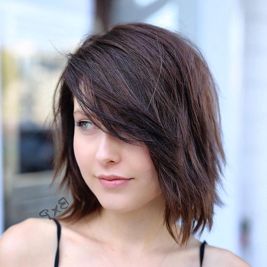 20 Wispy Bangs To Completely Revamp Any Hairstyle Inside Short Hairstyles With Wispy Bangs (View 7 of 25)