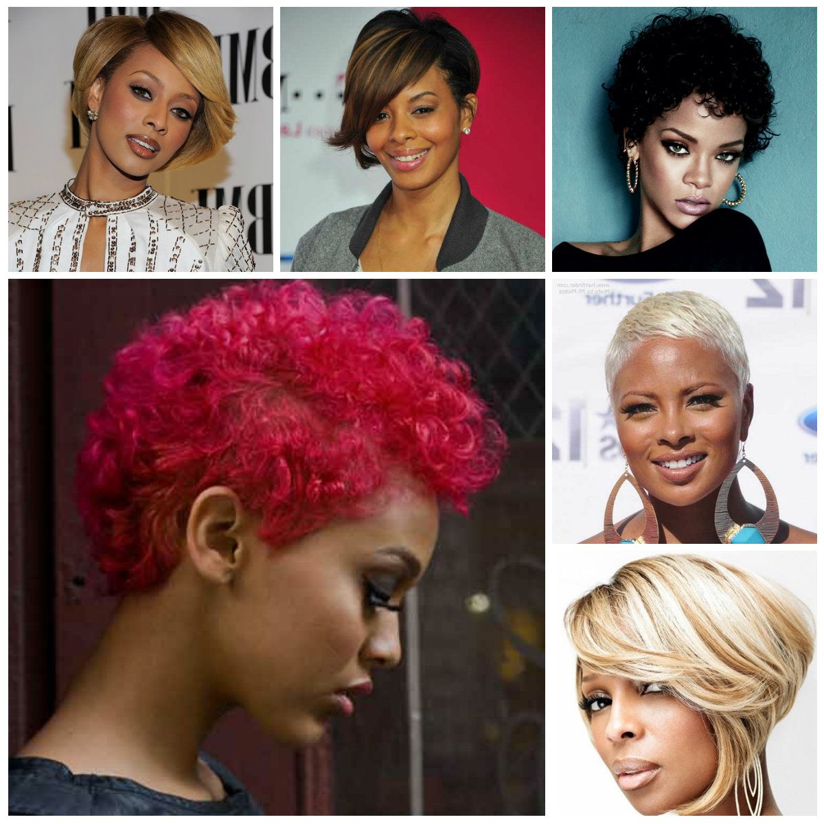 2016 Short Haircuts For Black Women | 2019 Haircuts, Hairstyles And Within Short Hairstyles With Color For Black Women (View 17 of 25)