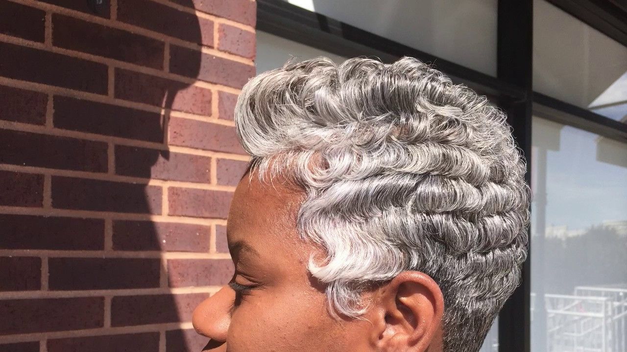 2017 Gray Short Hairstyles |black Women| Dallas Texas – Youtube With Short Hairstyles For Black Women With Gray Hair (Photo 1 of 25)