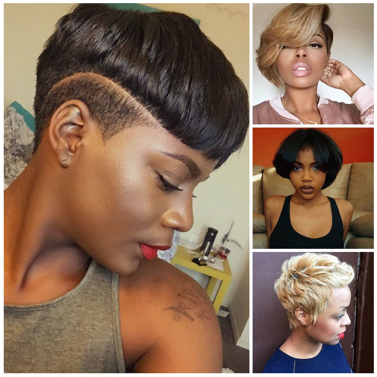 2017 Upscale Short Haircuts For Black Women | 2019 Haircuts In Short Hairstyles With Color For Black Women (Photo 5 of 25)