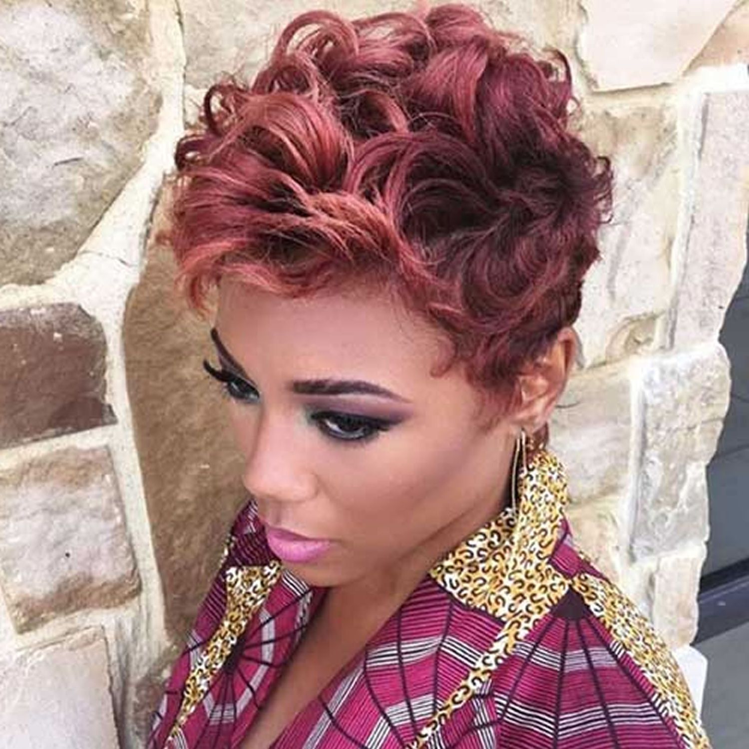 2018 Short Haircuts For Black Women – 67 Pixie Short Black Hair Intended For Black Hairstyles Short Haircuts (Photo 18 of 25)