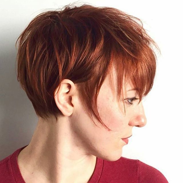 21 Gorgeous Short Pixie Cuts With Bangs | Styles Weekly Pertaining To Layered Tapered Pixie Hairstyles For Thick Hair (Photo 16 of 25)