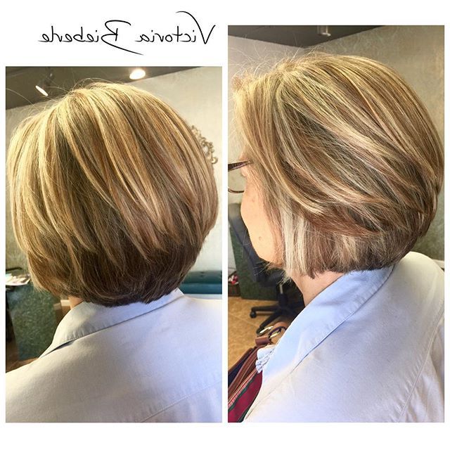 22 Amazing Layered Bob Hairstyles For 2018 You Should Not Miss With Rounded Bob Hairstyles With Razored Layers (View 15 of 25)