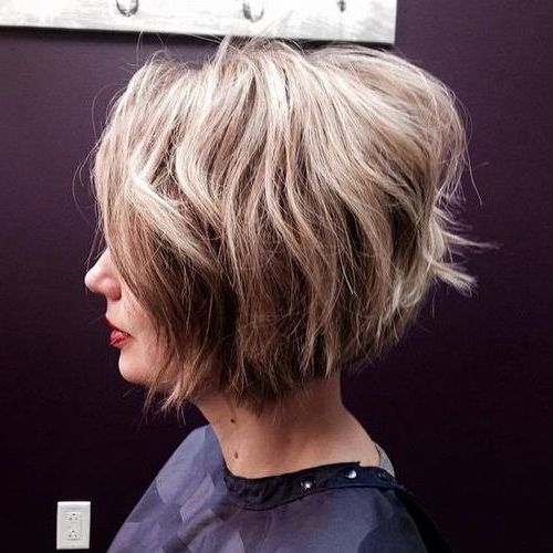 22 Stylish Styles For Inverted Bobs 2019 Regarding Stacked Blonde Balayage Bob Hairstyles (View 12 of 25)