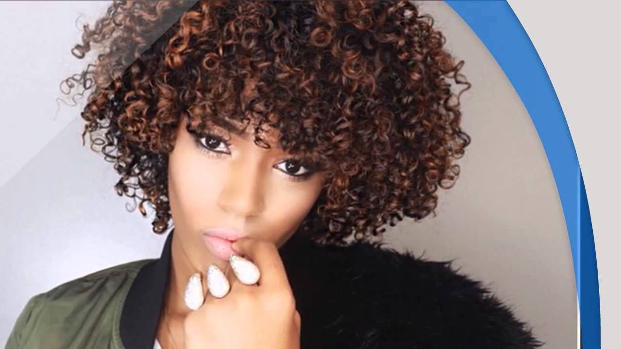 24 Amazing Black Curly Hairstyles For African Amerian Women – Youtube Regarding Short Haircuts For Black Curly Hair (Photo 23 of 25)