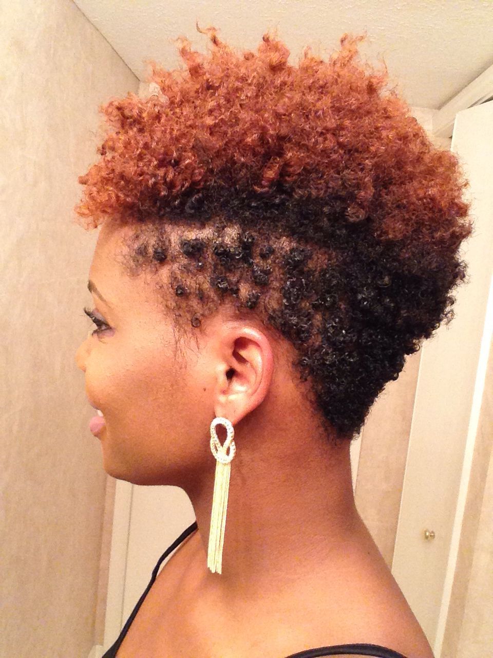 25 Cute Curly And Natural Short Hairstyles For Black Women 2018 In Pertaining To Curly Black Tapered Pixie Hairstyles (View 9 of 25)