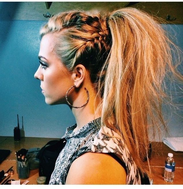 25 Hairstyles For Spring 2018: Preview The Hair Trends Now | Beauty With Unique Braided Up Do Ponytail Hairstyles (View 17 of 25)
