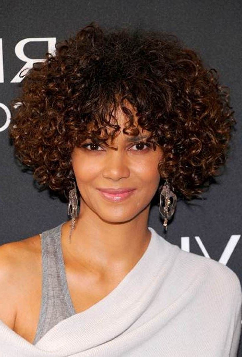 25 Short Curly Hair With Bangs | A Day Thats Special | Pinterest In Short Haircuts For Black Curly Hair (Photo 13 of 25)