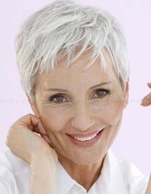 26.pixie Haircuts For Older Ladies | Short Shaggy In 2018 For Pixie Bob Hairstyles With Golden Blonde Feathers (Photo 20 of 25)