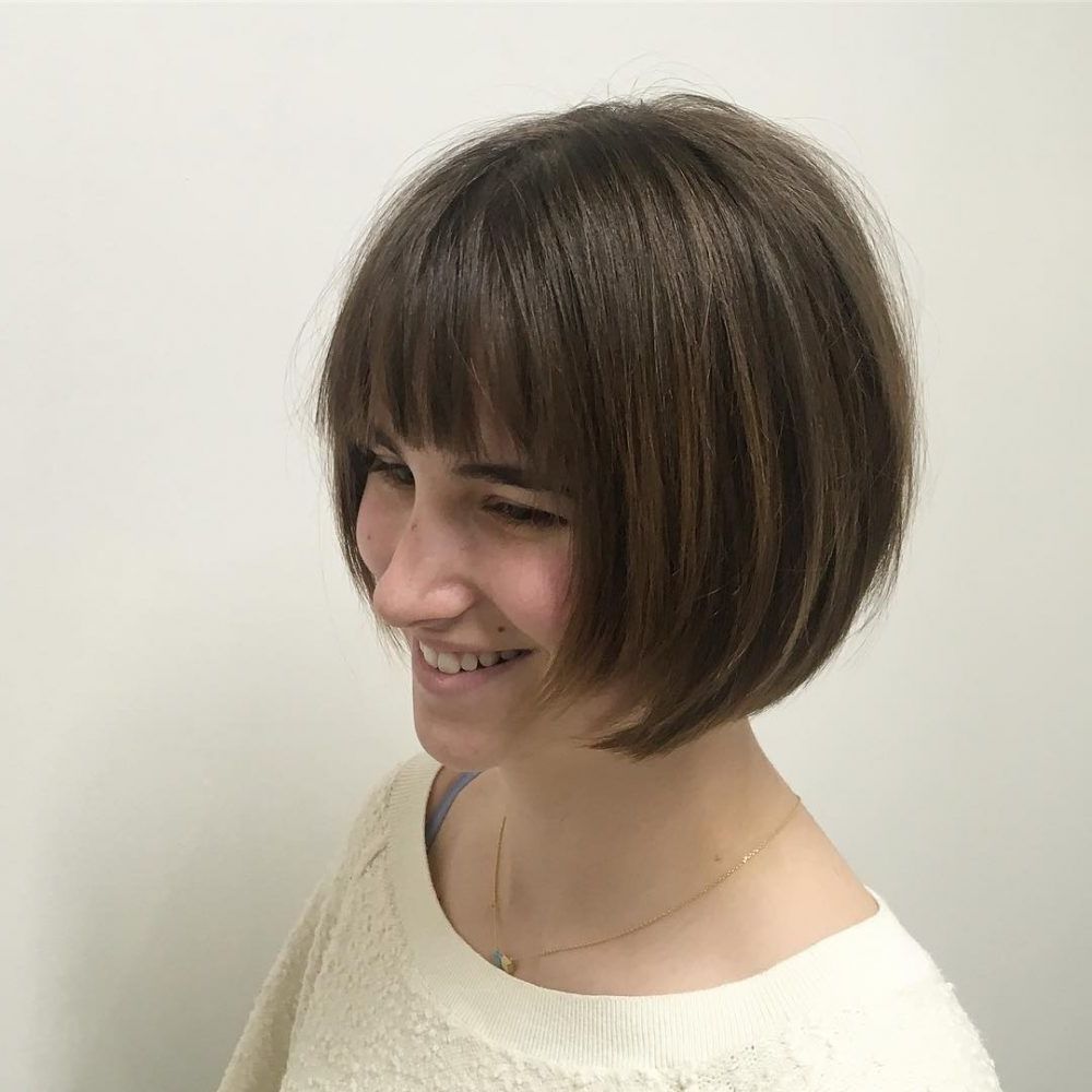 26 Sexiest Wispy Bangs You Need To Try In 2018 With Short Haircuts With Wispy Bangs (Photo 11 of 25)