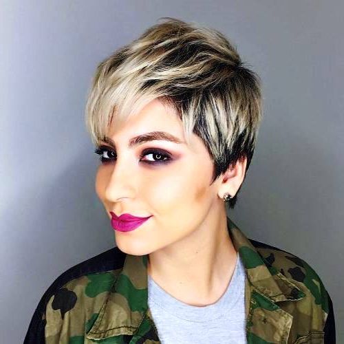 28 Classic And Lovely Short Layered Hairstyles You Should Try Instantly For Black And Ash Blonde Pixie Bob Hairstyles (View 5 of 25)