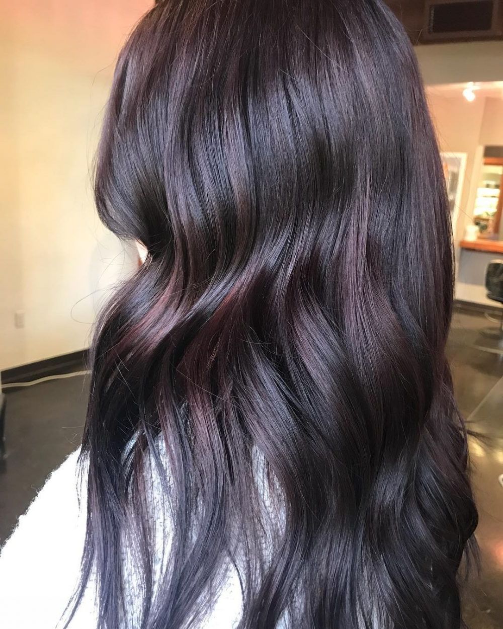 29 Flattering Dark Hair Colors For Every Skin Tone In 2018 Within Disheveled Burgundy Brown Bob Hairstyles (View 20 of 25)
