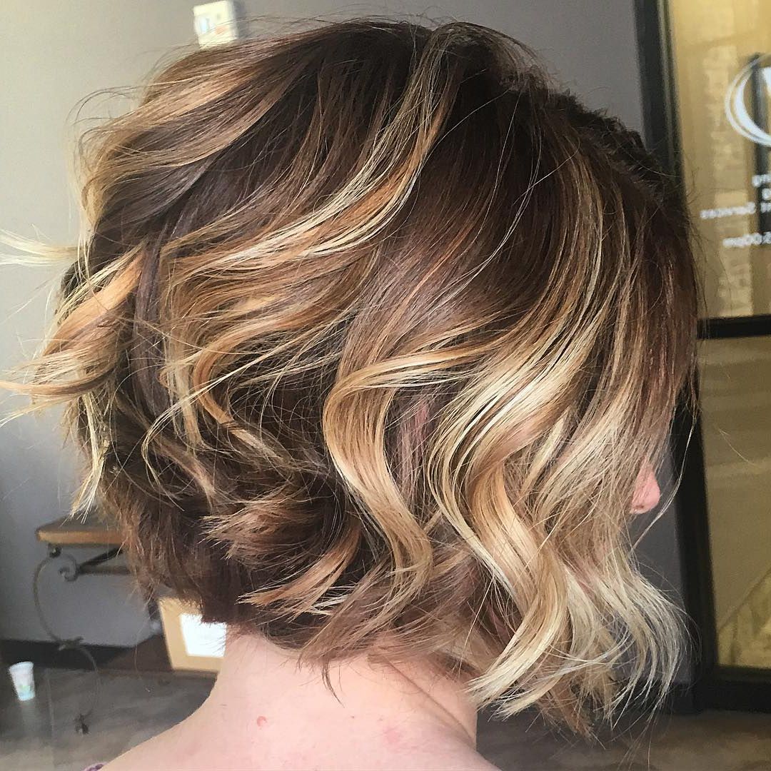 30 Best Balayage Hairstyles For Short Hair 2018 – Balayage Hair Within Nape Length Curly Balayage Bob Hairstyles (View 18 of 25)