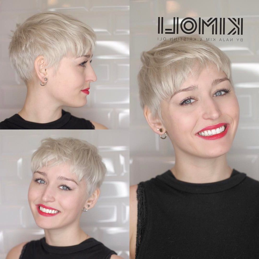 30 Cute Pixie Cuts: Short Hairstyles For Oval Faces – Popular Haircuts Inside Short Hairstyles For Women With Oval Faces (View 4 of 25)