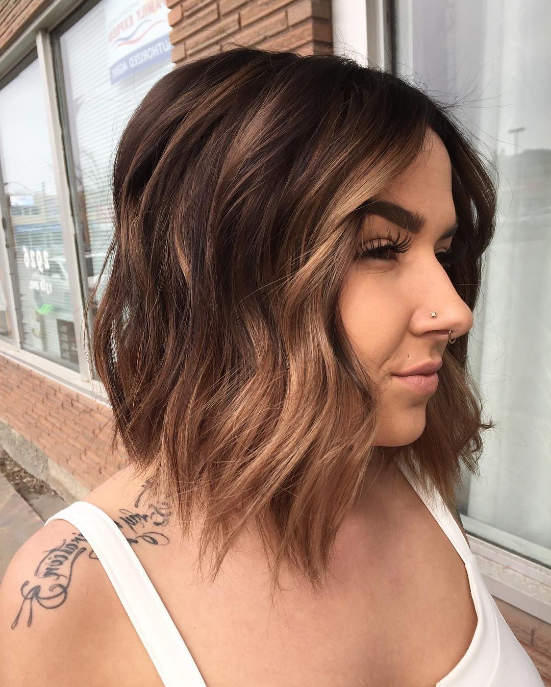 30 Edgy Medium Length Haircuts For Thick Hair [october, 2018] Regarding Tousled Short Hairstyles (View 18 of 25)