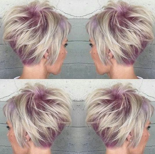 30 Trendy Stacked Hairstyles For Short Hair – Practicality Short Regarding Stacked Blonde Balayage Pixie Hairstyles For Brunettes (Photo 1 of 25)