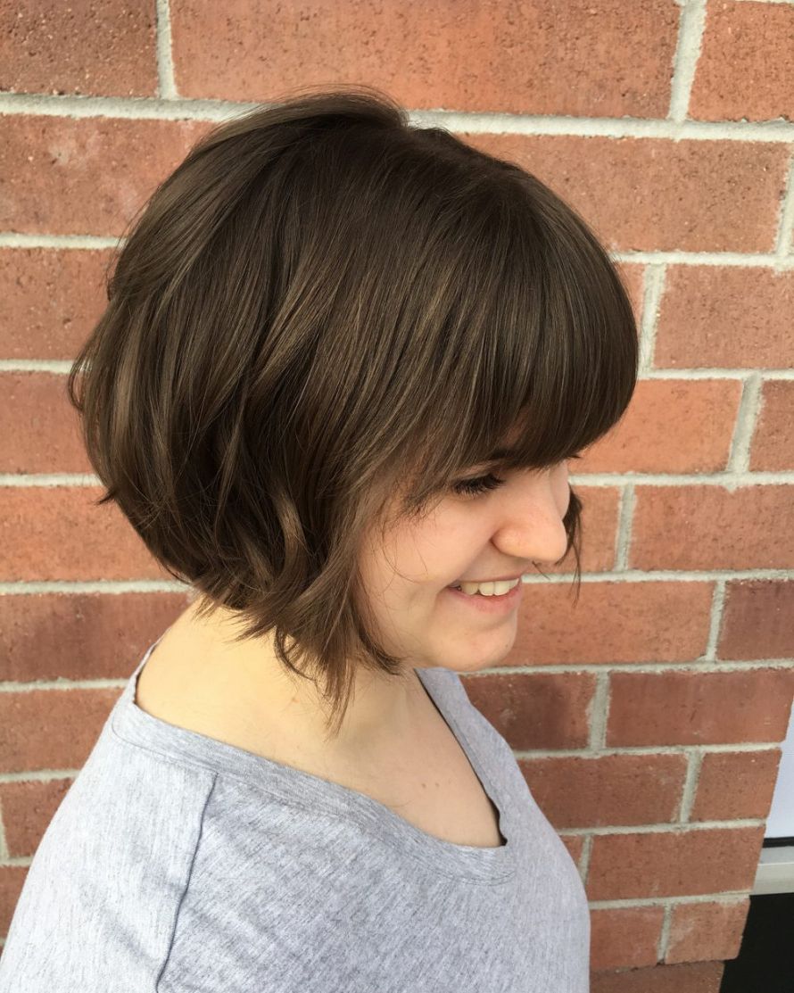 34 Greatest Short Haircuts And Hairstyles For Thick Hair For 2018 In Short Haircuts With Bangs For Fine Hair (View 17 of 25)
