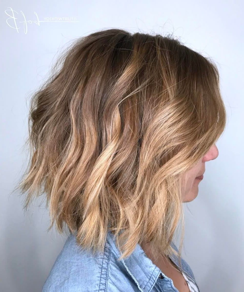 34 Light Brown Hair Colors That Are Blowing Up In 2018 Throughout Golden Brown Thick Curly Bob Hairstyles (View 13 of 25)