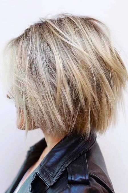 35 Nuevos Peinados Cortos En Capas 2018 | #2018 #hairstyles #layered Throughout Dynamic Tousled Blonde Bob Hairstyles With Dark Underlayer (View 8 of 25)