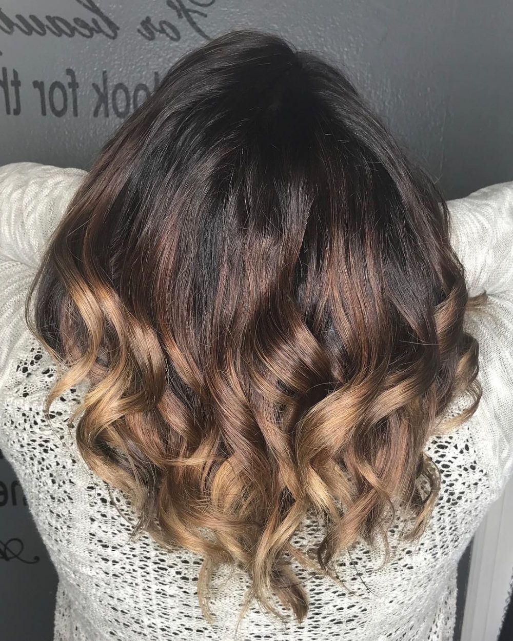 36 Top Short Ombre Hair Ideas Of 2018 With Regard To Short Curly Caramel Brown Bob Hairstyles (View 16 of 25)