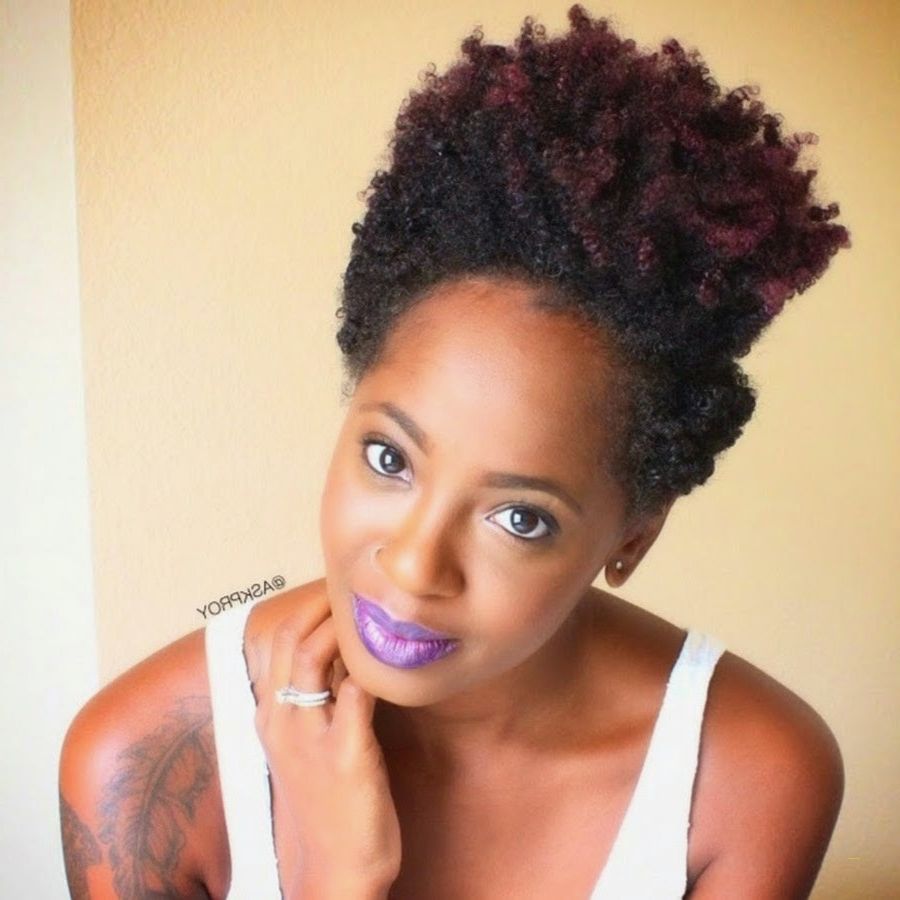 37+ Trendy Short Hairstyles For Black Women – Sensod – Create With Regard To Purple And Black Short Hairstyles (View 22 of 25)